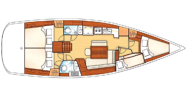 Bareboat Sailing Yacht Nereide photo 4