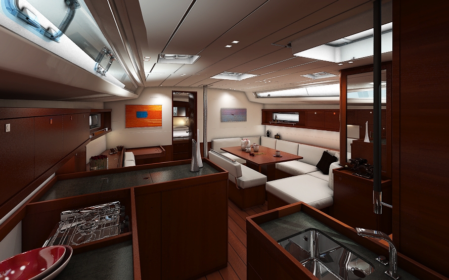 Bareboat Sailing Yacht Oceanis 48 5 Cabins photo 7
