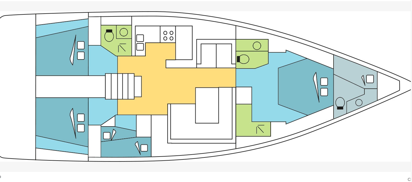 Crewed Sailing Yacht OCEANIS 62 photo 5