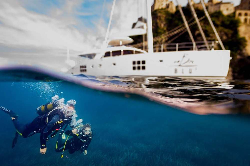Luxury Crewed Catamaran OMBRE BLU photo 3