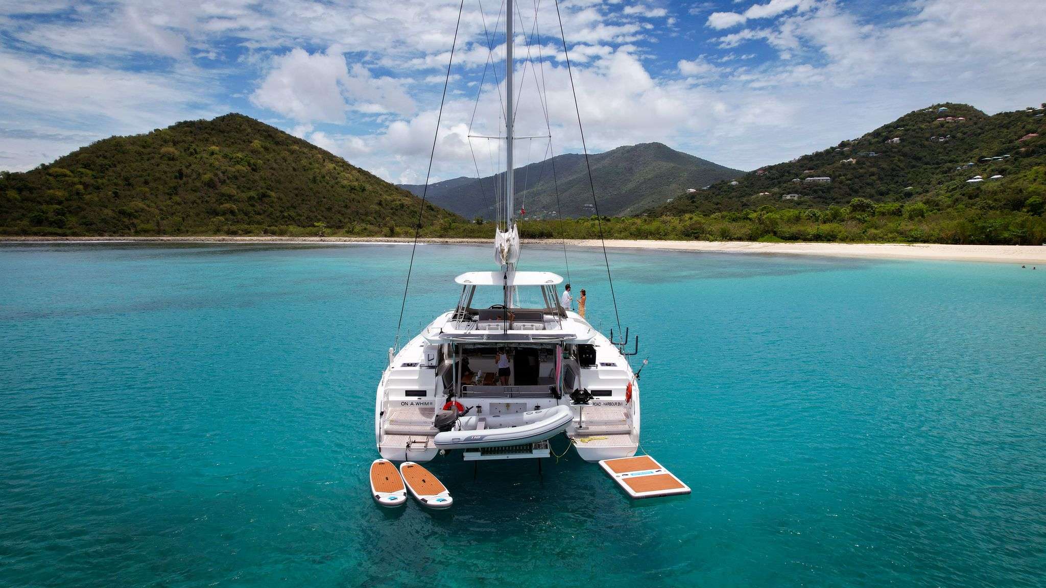 Crewed Catamaran ON A WHIM III photo 4