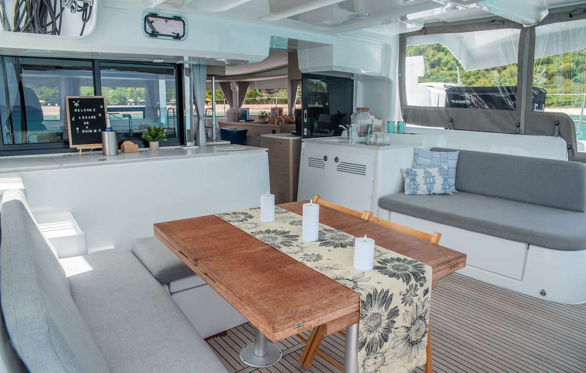 Crewed Catamaran ON A WHIM III photo 7