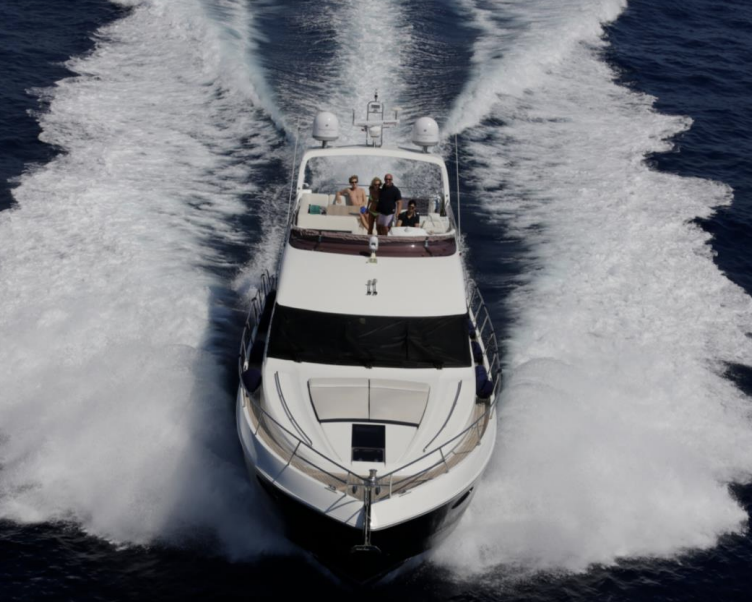 Crewed Motor Yacht Princess 64 Fly Blue photo 4