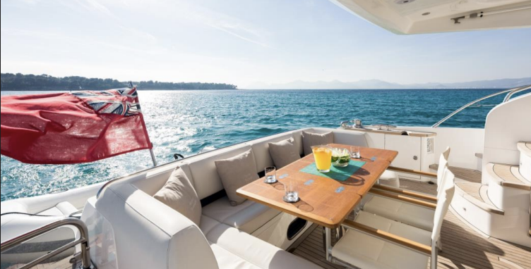 Crewed Motor Yacht Princess 64 Fly Blue photo 5