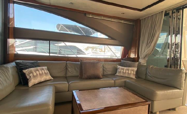 Crewed Motor Yacht Princess 64 Fly White photo 5