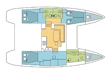 Bareboat Catamaran SILBA photo 7