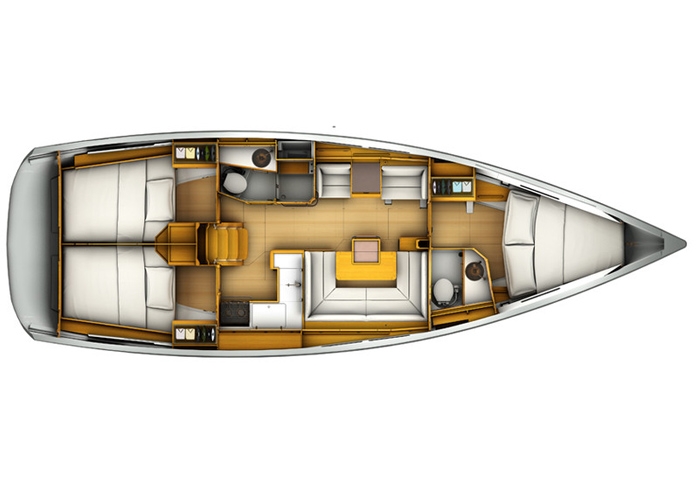 Bareboat Sailing Yacht Jeanneau Sun Odyssey 409 photo 6