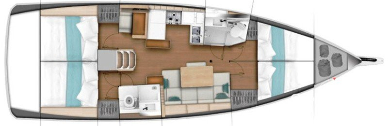 Bareboat Sailing Yacht Cicerenella photo 3