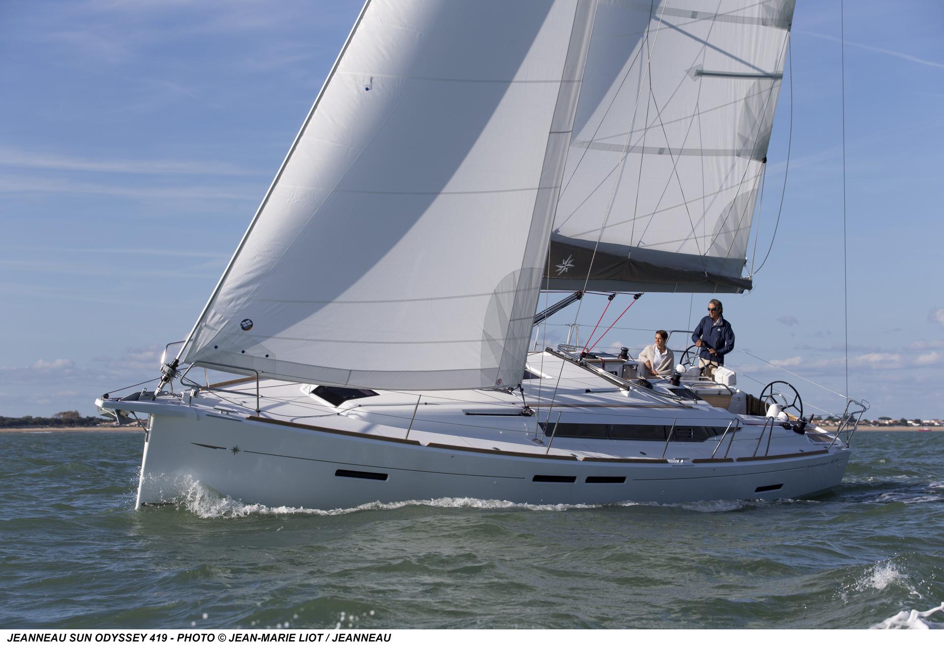 Bareboat Sailing Yacht SUN ODYSSEY 419