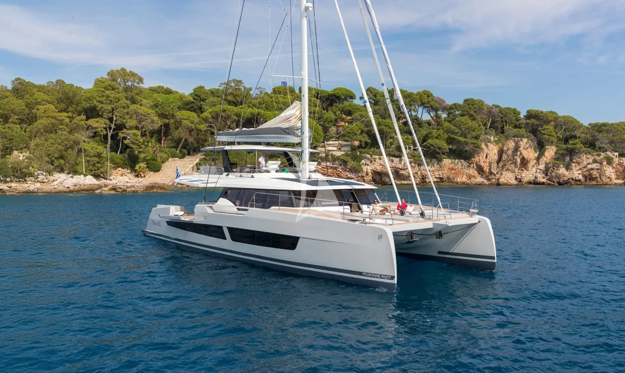 Luxury Crewed Catamaran THIRA 80 (WINDKIND) photo 3
