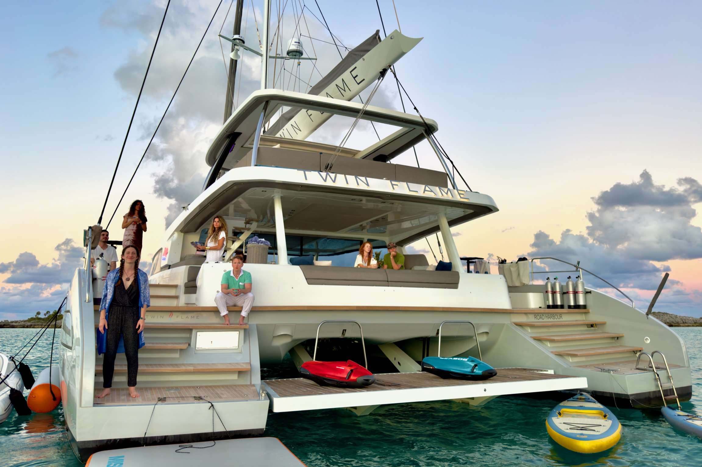 Luxury Crewed Catamaran TWIN FLAME 77 photo 6