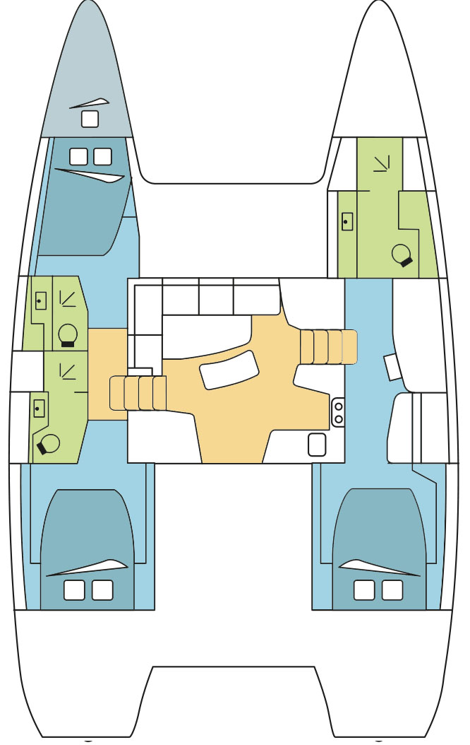 Bareboat Catamaran WHITE LOTUS photo 6